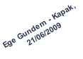 Ege Gundem - Kapak,  21/06/2009